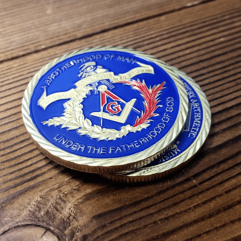 Brotherhood of Freemasonry's Challenge Coin mysite
