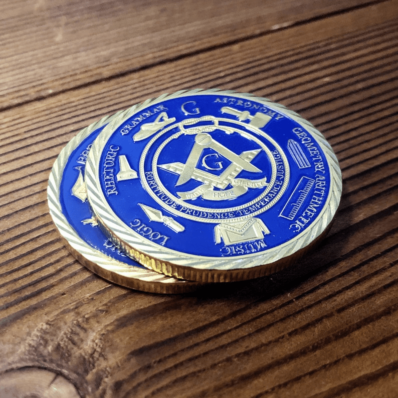 Brotherhood of Freemasonry's Challenge Coin mysite