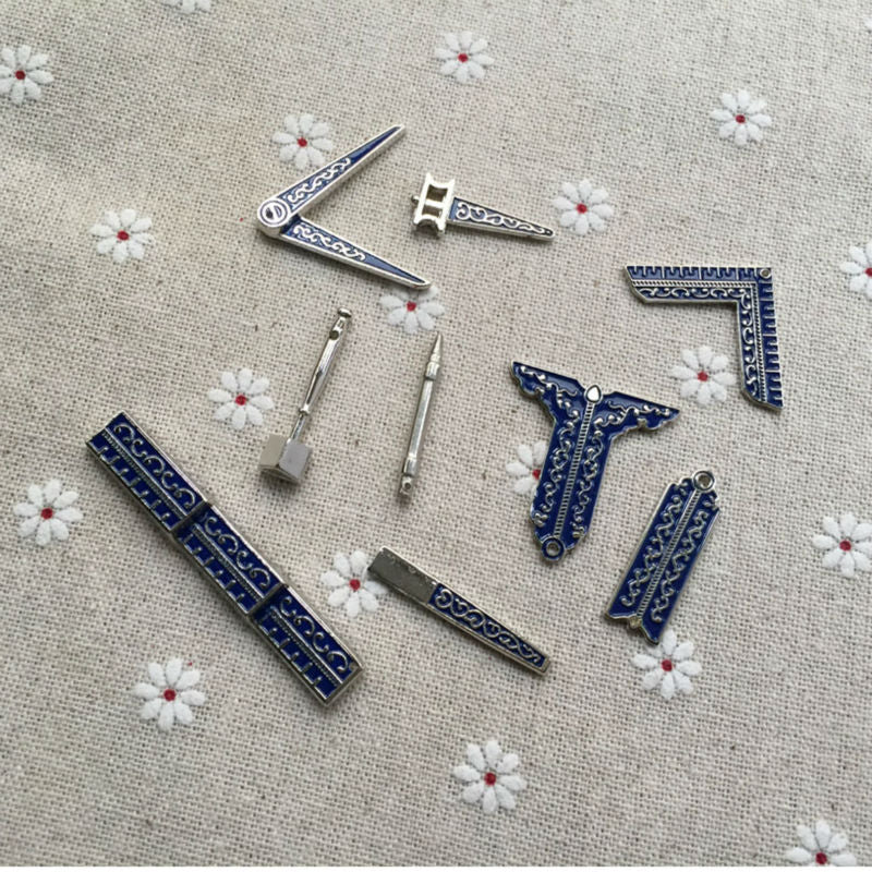9 Different Masonic Working Tools Metal Decoration mysite