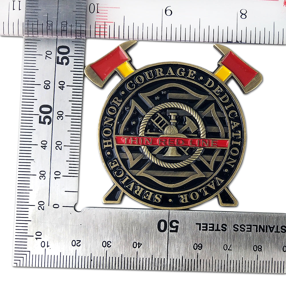 Firefighter Maltese Cross Fire Rescue Challenge Coin mysite