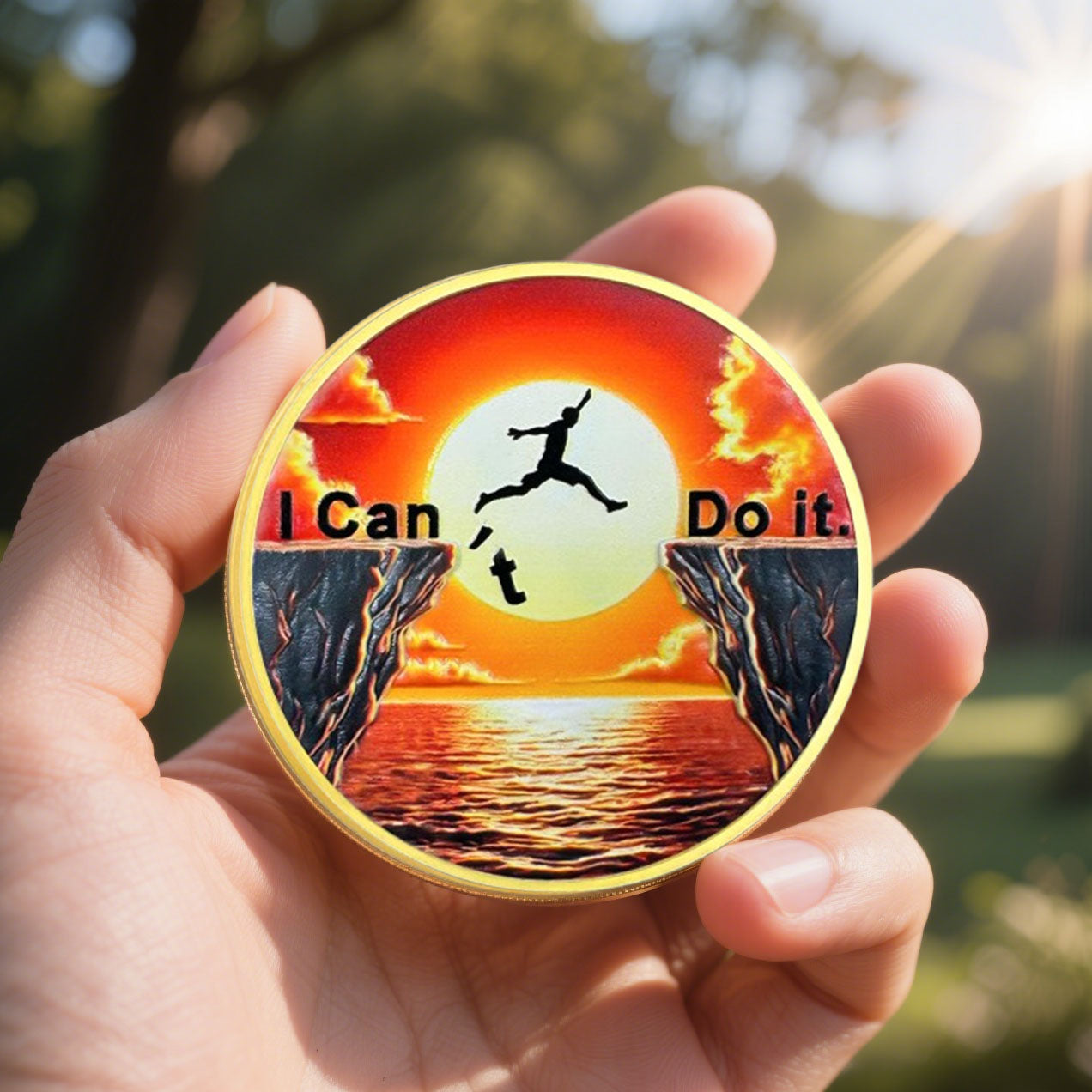 I CAN Motivational Challenge Sobriety Coin mysite