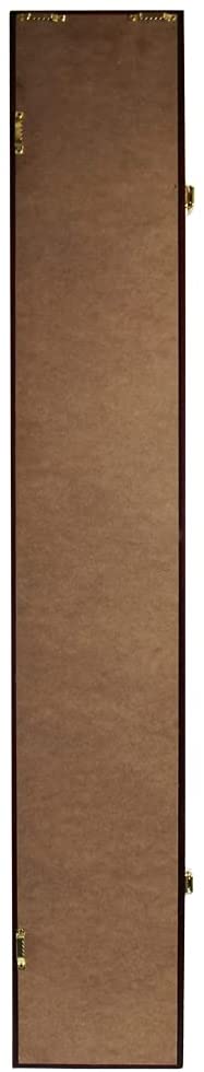 Baseball Bat Display Case Solid Wood Frame with Grass Transparent Door Holder Rack Cabinet Wall Mounted Shadow Box Vertical or Horizontal DecoWoodo