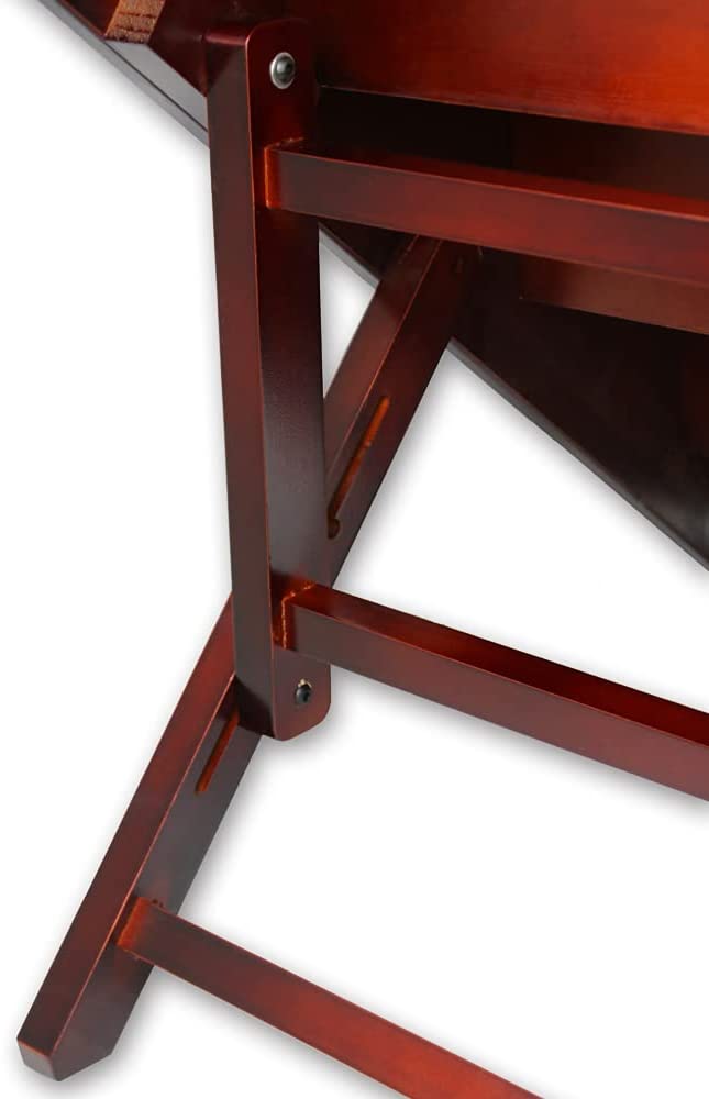 DecoWoodo Pet Stairs for Dogs and Cats Adjustable Pet Steps Wooden Foldable DecoWoodo