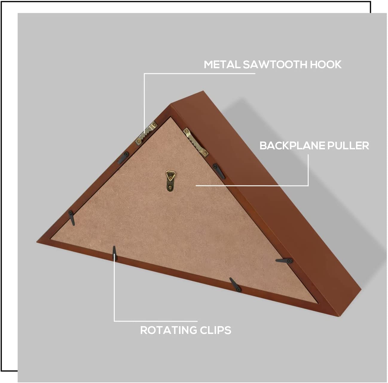 Flag Display Case 3' x 5' Not for Burial or Funeral Flag DecoWoodo