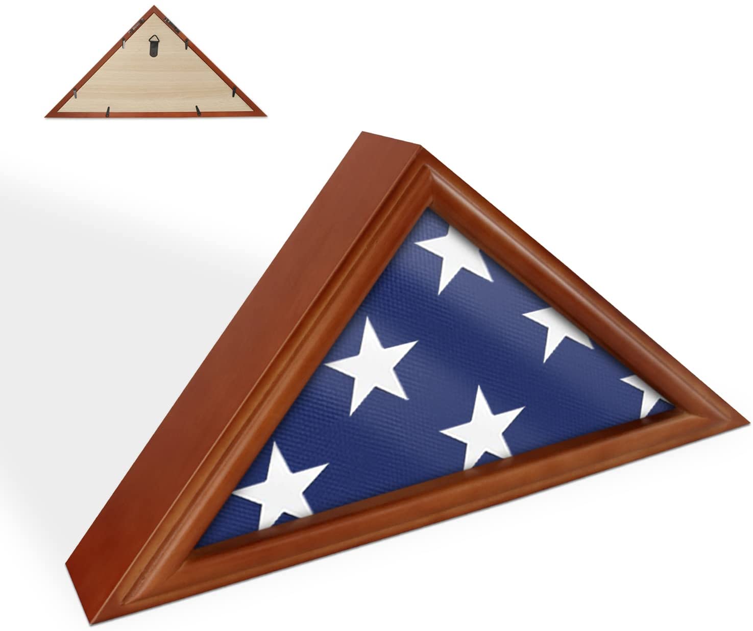 Flag Display Case 3' x 5' Not for Burial or Funeral Flag DecoWoodo