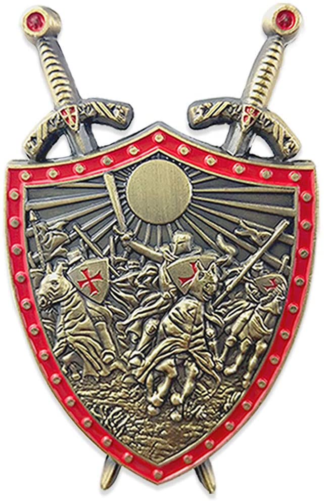 The Knights Templar Challenge Coin Commemorative Gift DecoWoodo