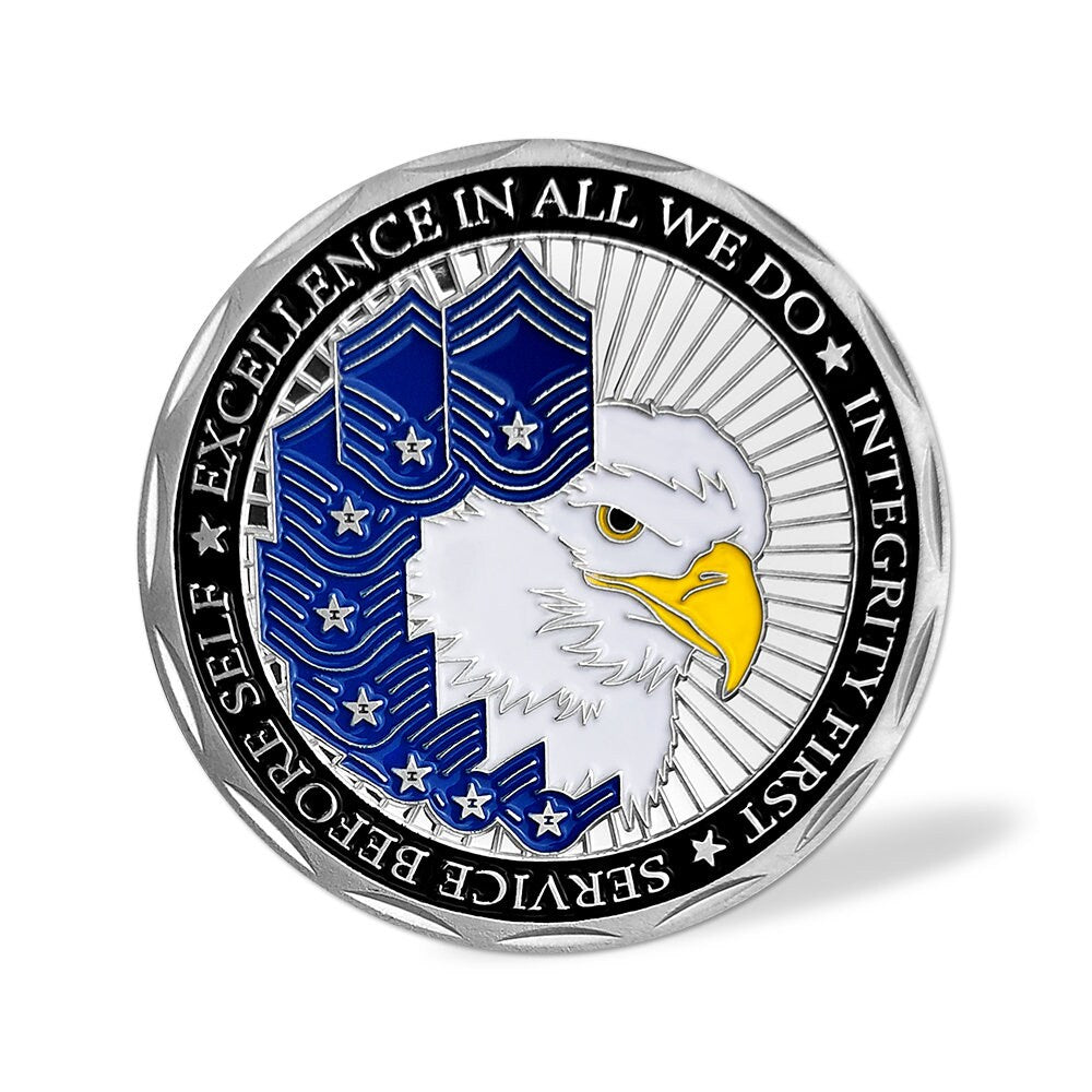 USAF The Airman's Creed Challenge Coin Air Force Sergeant Military Collectible/gift for Him for father decowoodo
