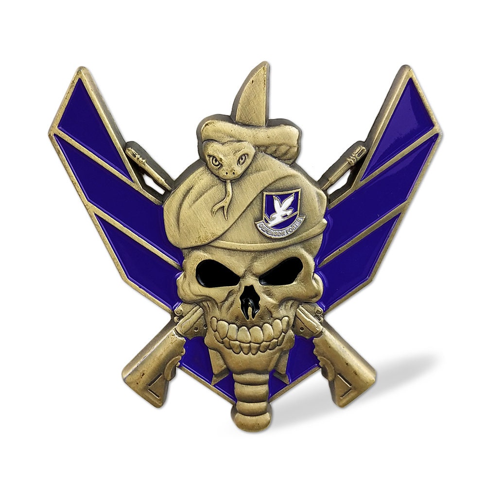 USAF Core Values Challenge Coin Air Force Defensor Motto P Military Collectible decowoodo