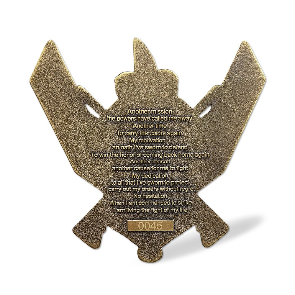 USAF Core Values Challenge Coin Air Force Defensor Motto P Military Collectible decowoodo