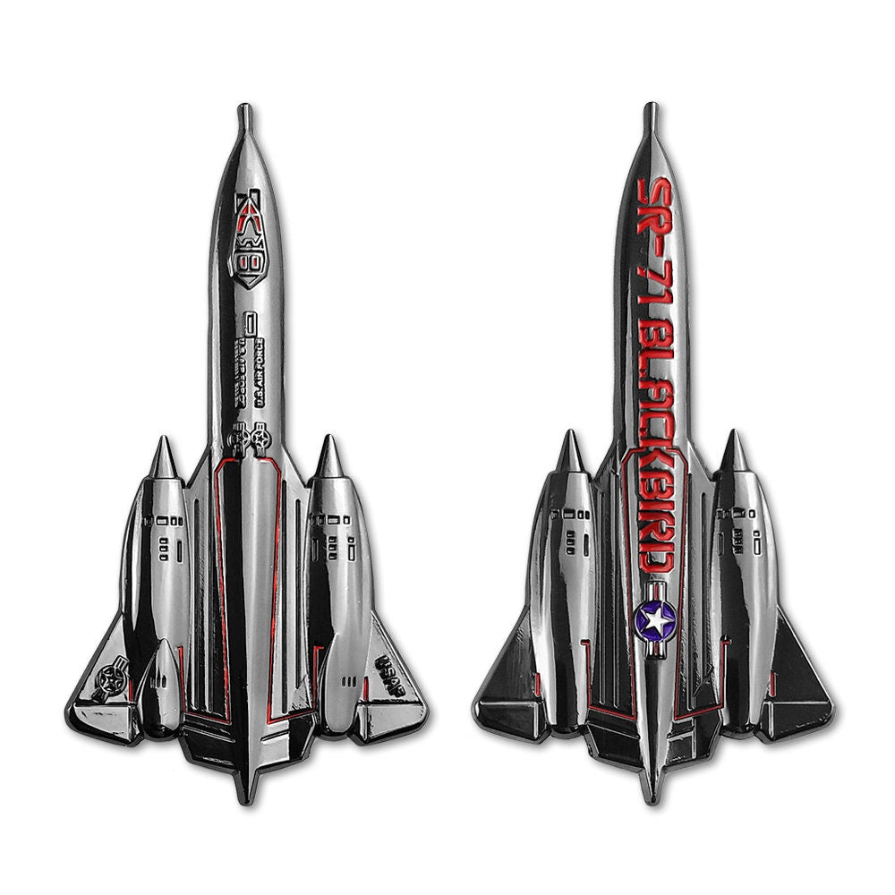 USAF SR-71 Surveillance Challenge Coin Military Aircraft Collectible Badge decowoodo