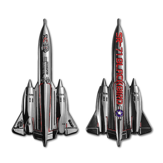 USAF SR-71 Surveillance Challenge Coin Military Aircraft Collectible Badge decowoodo