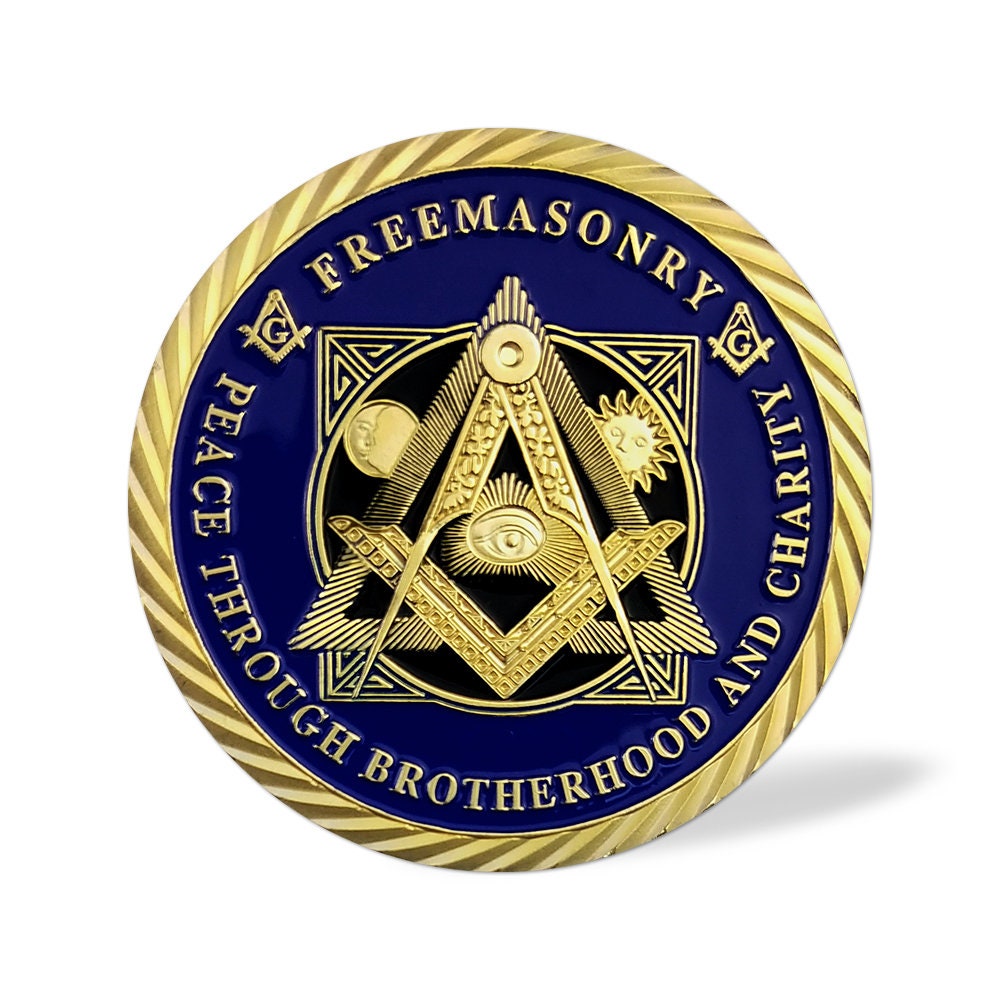 Masonic Collectible Order of Freemason Brotherhood Grand Lodge Gift Coin/gift for Him for father decowoodo