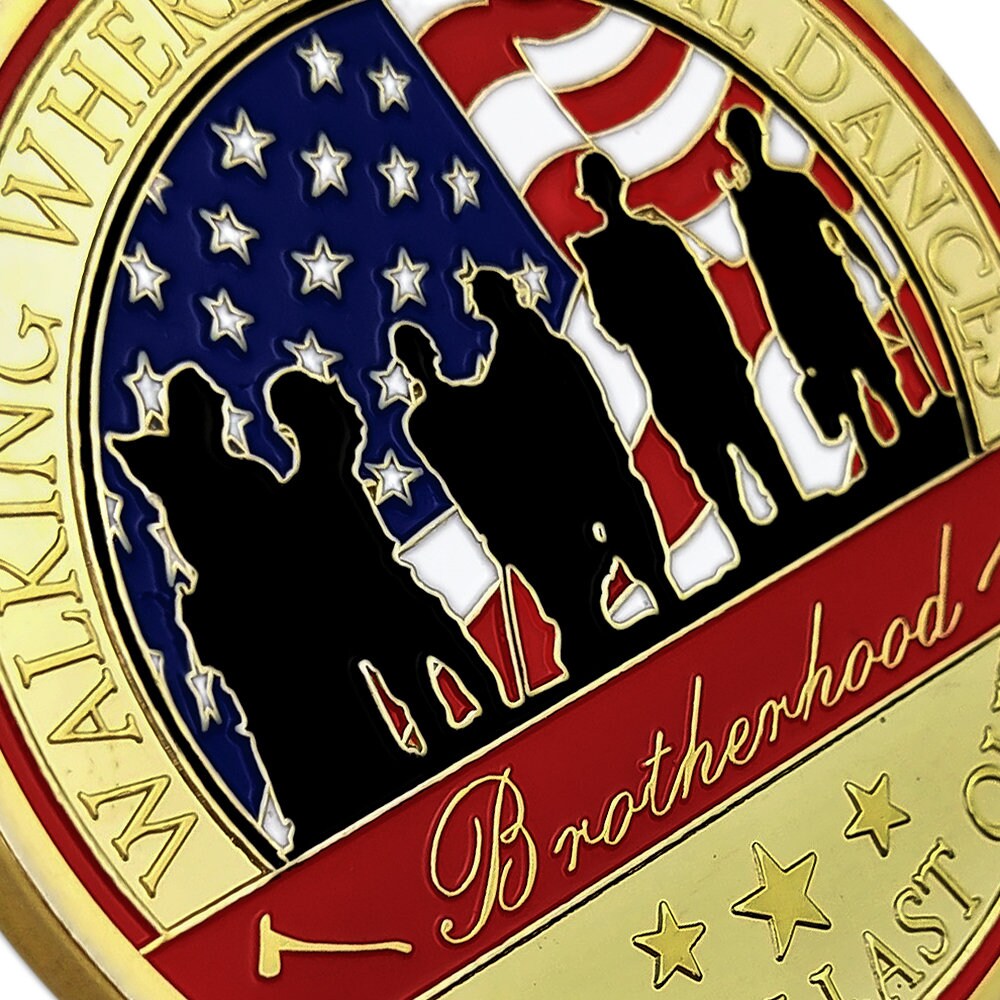 Wild-land Firefighter Challenge Coin Honorable Gift for Fire Dept Brothers/gift for Him for father decowoodo