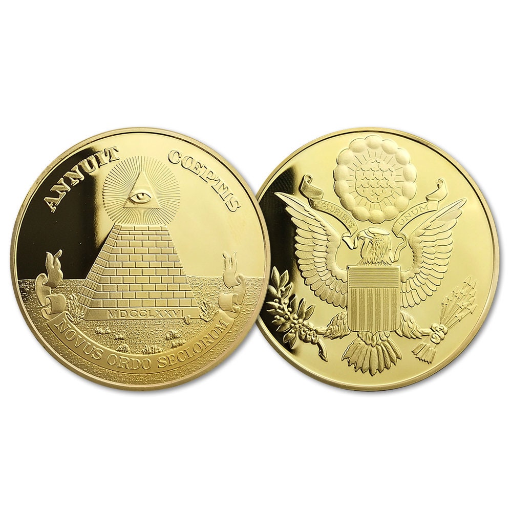 The Great Seal of the United States Challenge Coin decowoodo
