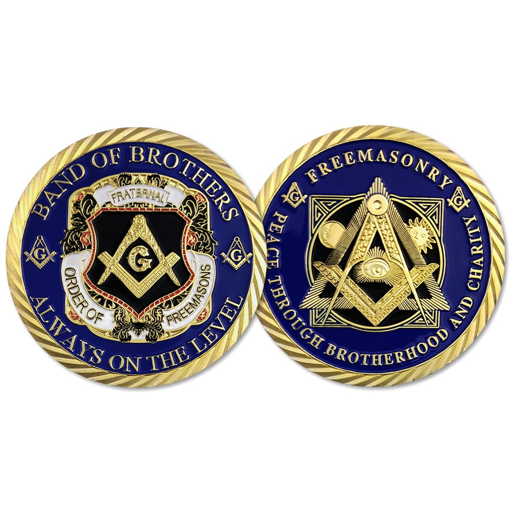 Masonic Collectible Order of Freemason Brotherhood Grand Lodge Gift Coin/gift for Him for father decowoodo
