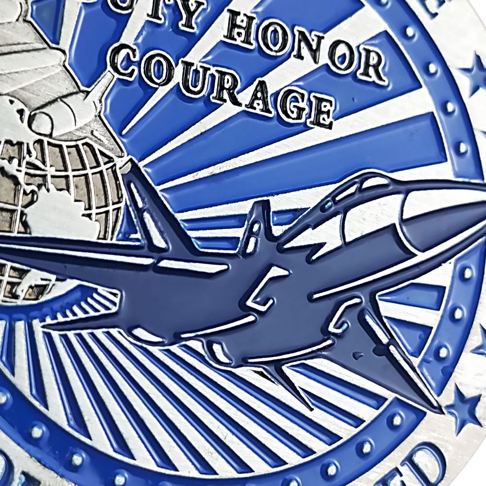 USAF Military Challenge Coin First Sergeant Diamond Note Air Force Honor Gift decowoodo