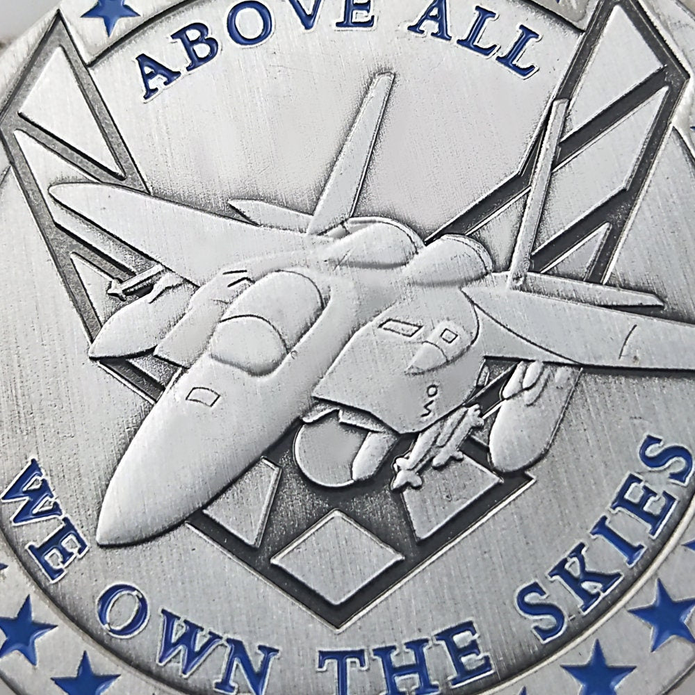 USAF Military Challenge Coin First Sergeant Diamond Note Air Force Honor Gift decowoodo