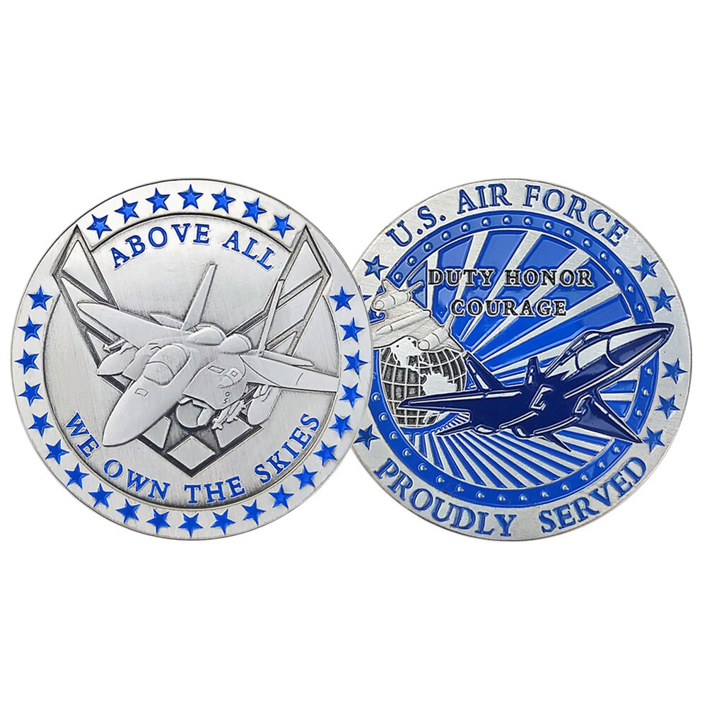 USAF Military Challenge Coin First Sergeant Diamond Note Air Force Honor Gift decowoodo