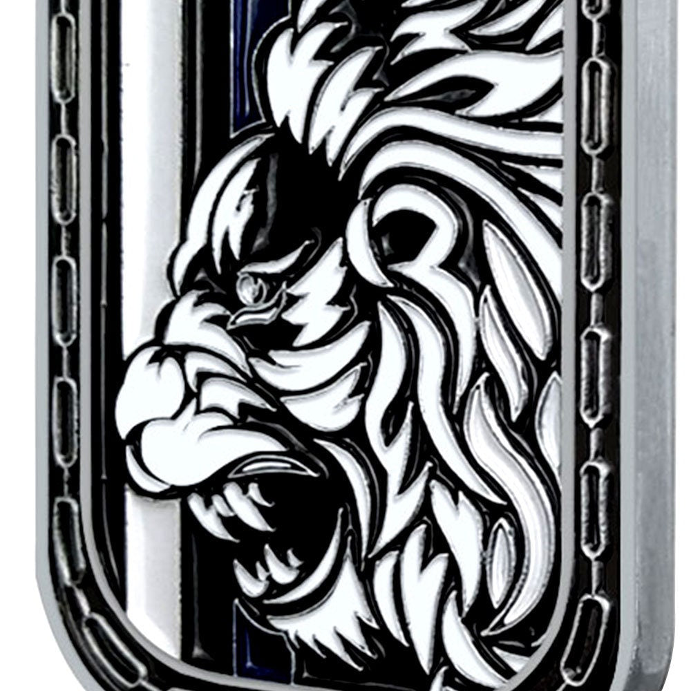 LEO Challenge Coin A Thin Blue Line Dog Tag Police Lion Featured Collectible decowoodo