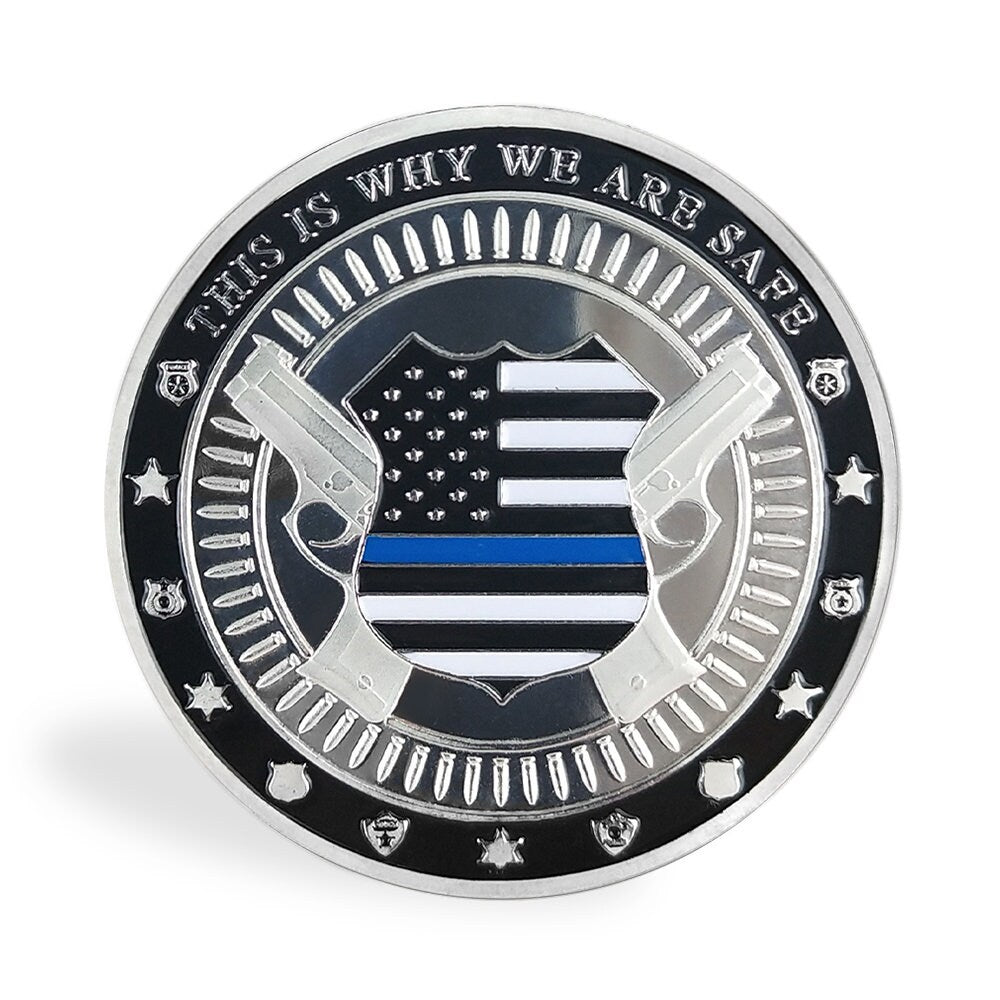 Law Enforcement Challenge Coin Sheriff Badge White House Guardian Medallion/gift for Him for father decowoodo
