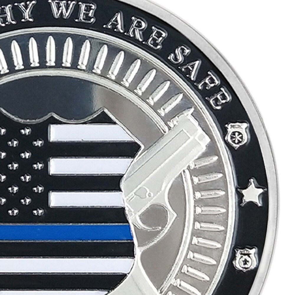 Law Enforcement Challenge Coin Sheriff Badge White House Guardian Medallion/gift for Him for father decowoodo