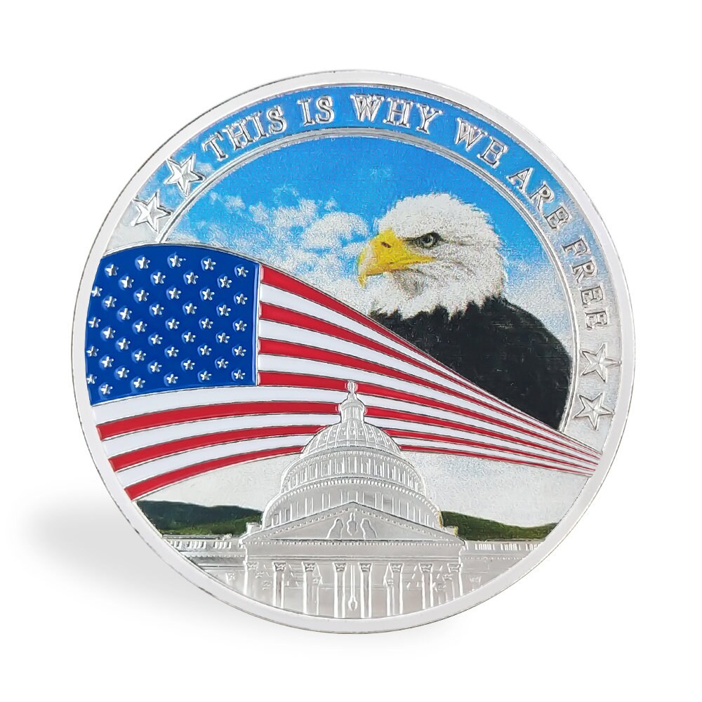 Law Enforcement Challenge Coin Sheriff Badge White House Guardian Medallion/gift for Him for father decowoodo