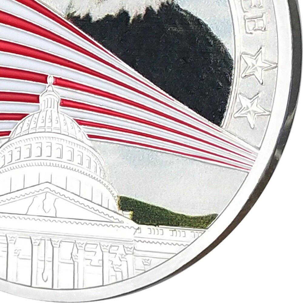 Law Enforcement Challenge Coin Sheriff Badge White House Guardian Medallion/gift for Him for father decowoodo