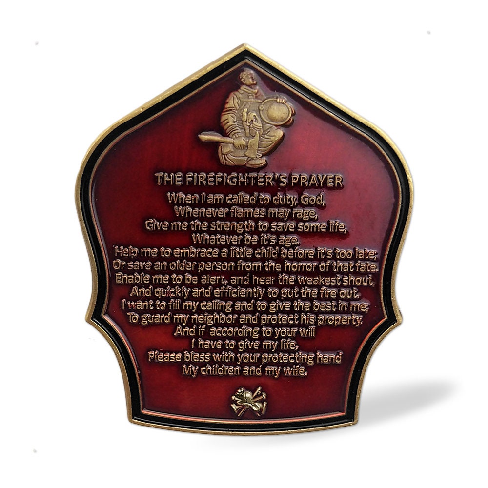 Firefighter 911 Commemorative Coin Fire Dept 343 Fallen Hero Challenge Coin/gift for Him for father decowoodo