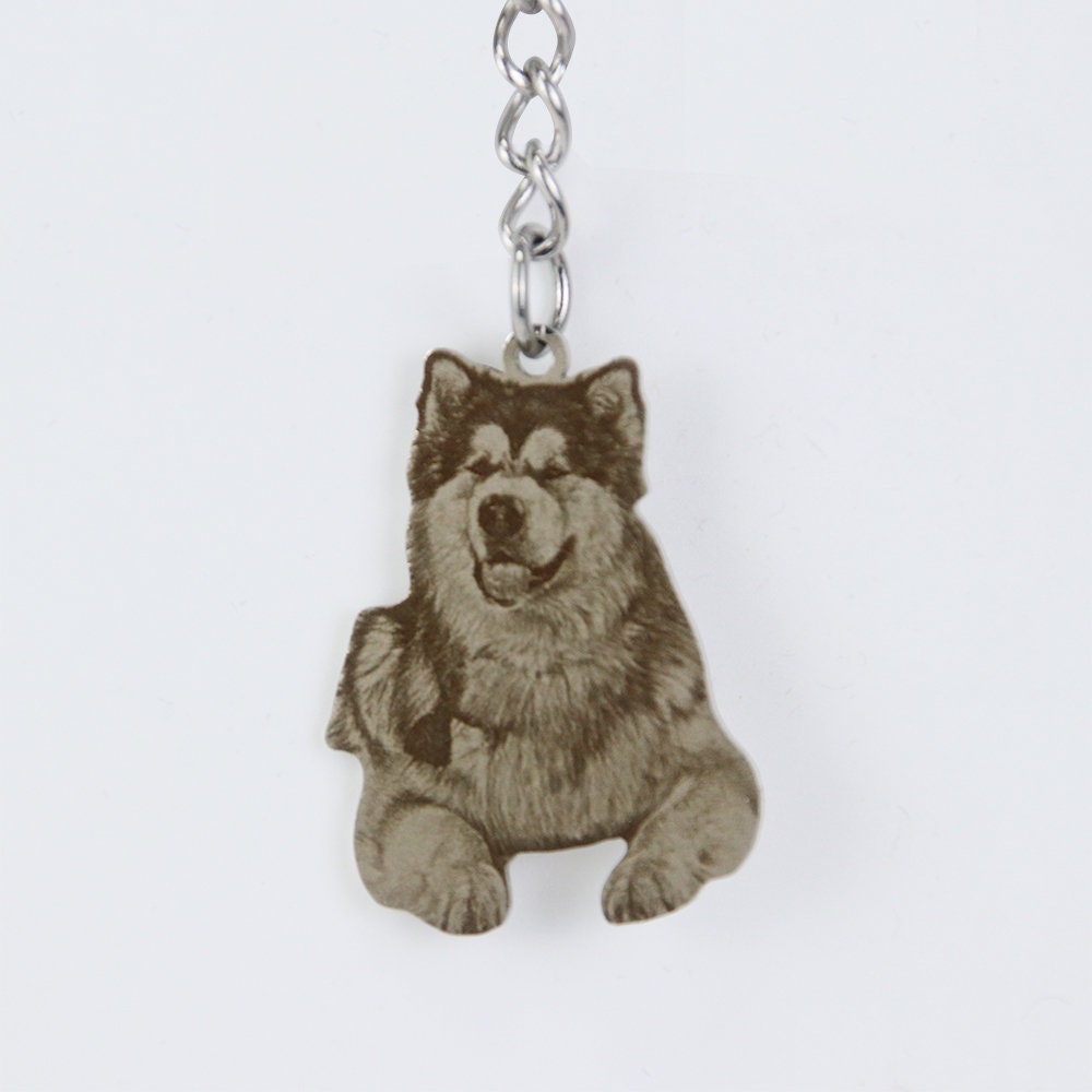 Personalized Police Officers Gift | K9 Guardian Dog Photo Key Chain | Customized Pet Portrait Picture Gift decowoodo