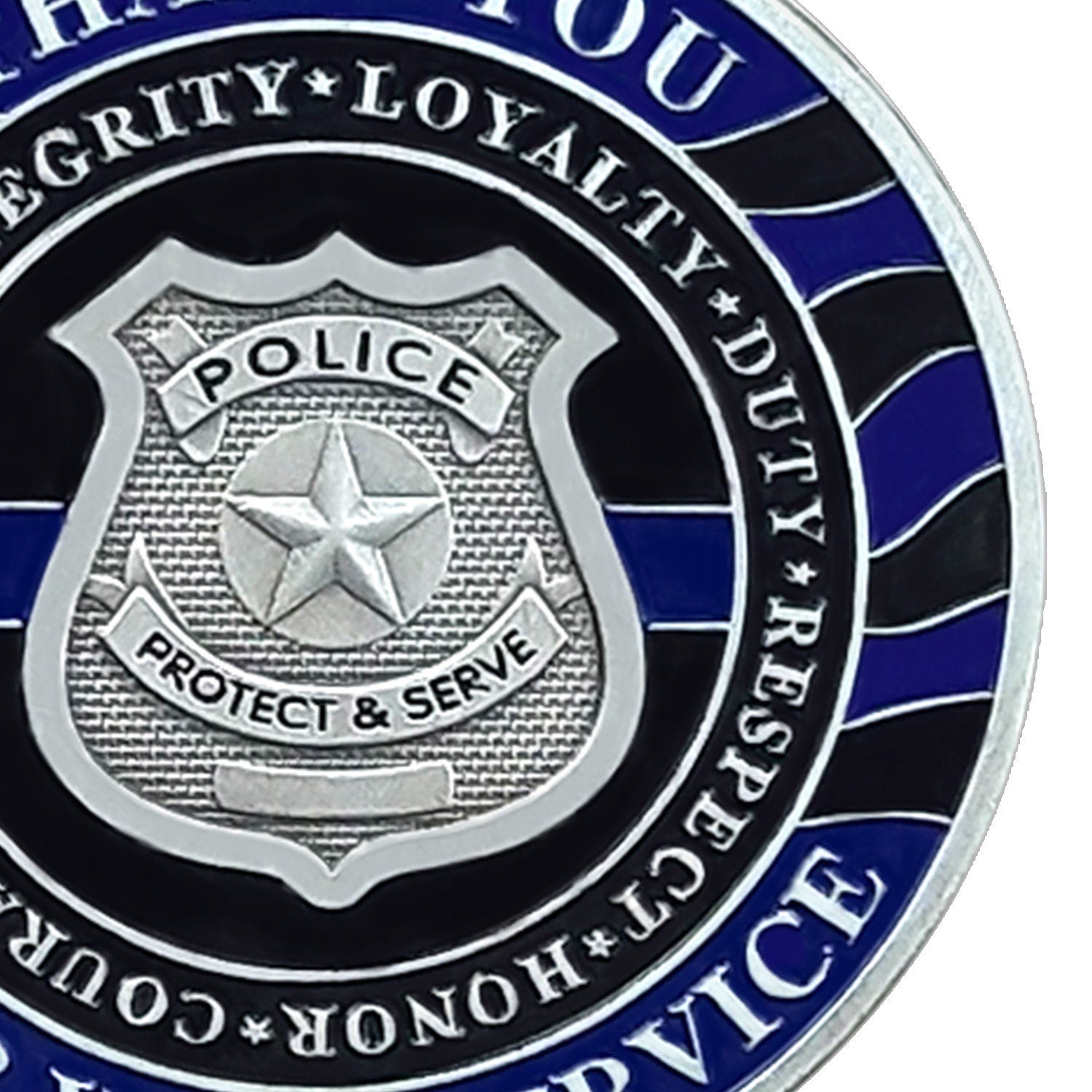 Police Officer & K9 Challenge Coin A Thin Blue Line Coin Law Enforcement Medallion/gift for Him for father decowoodo