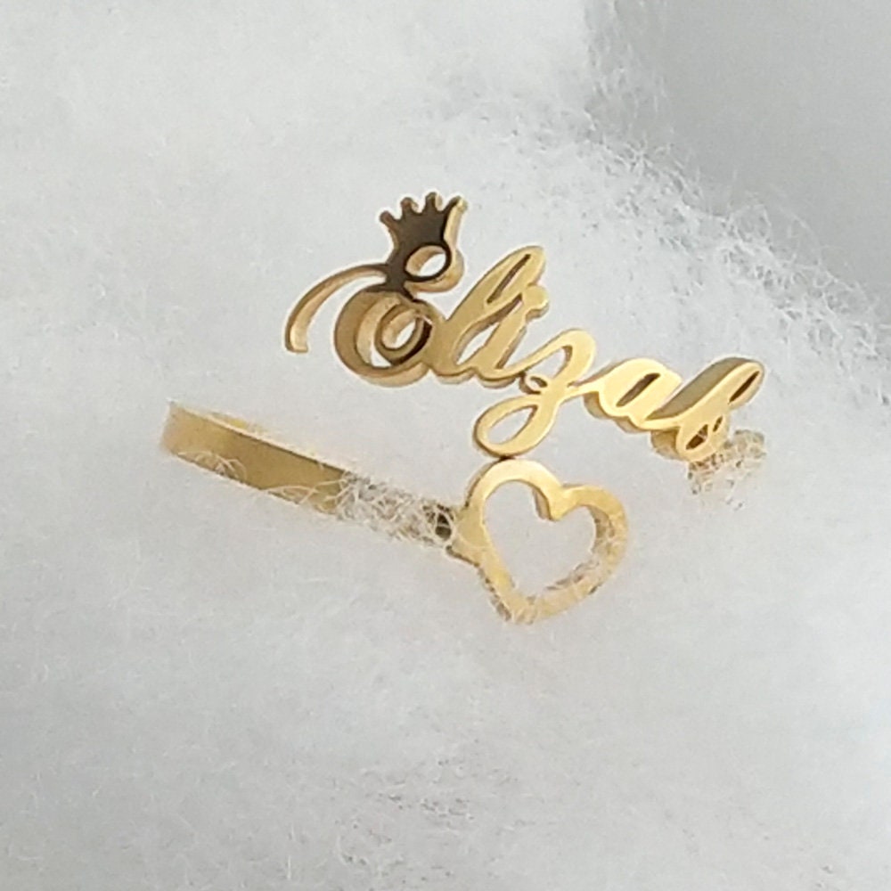 Mother's Day Gifts | Personalized Custom Name Ring | Gift For Lover decowoodo
