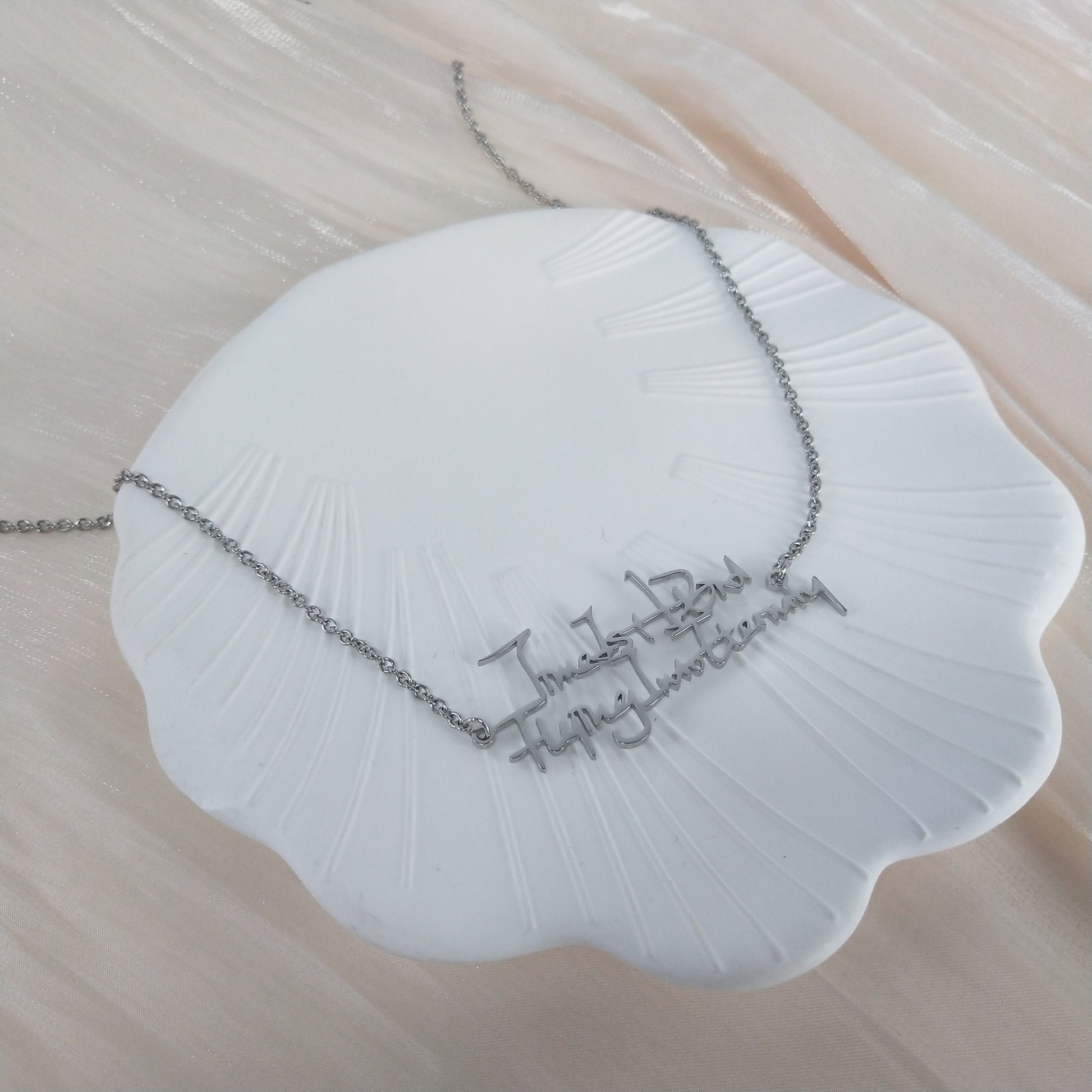 Personalized Custom DIY Handwriting Pendant Bracelet | Artistic Font Writing | Laser Printing Engraved | Mothers day gift decowoodo