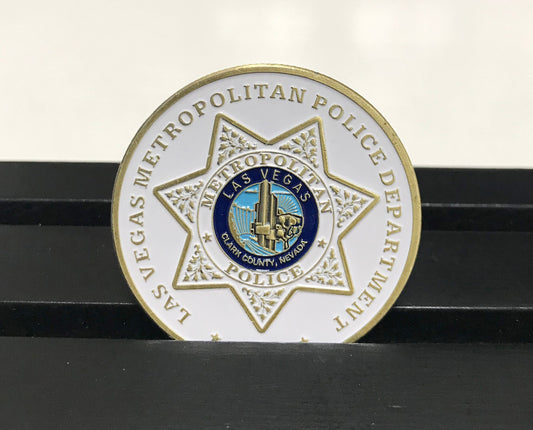Police Challenge coin policeman officer gift for him police academy gift with desk display St Michael Prayer Coin DecoWoodo
