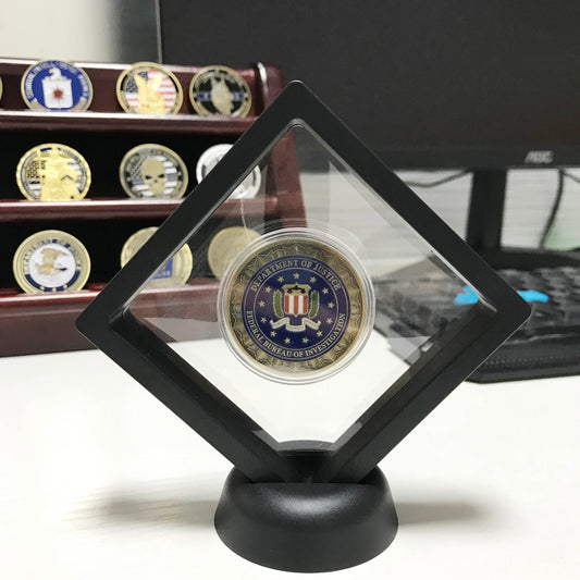 Police Challenge coin policeman officer gift for him law enforcement gift Department of Justice Federal Bureau of Investigation DecoWoodo