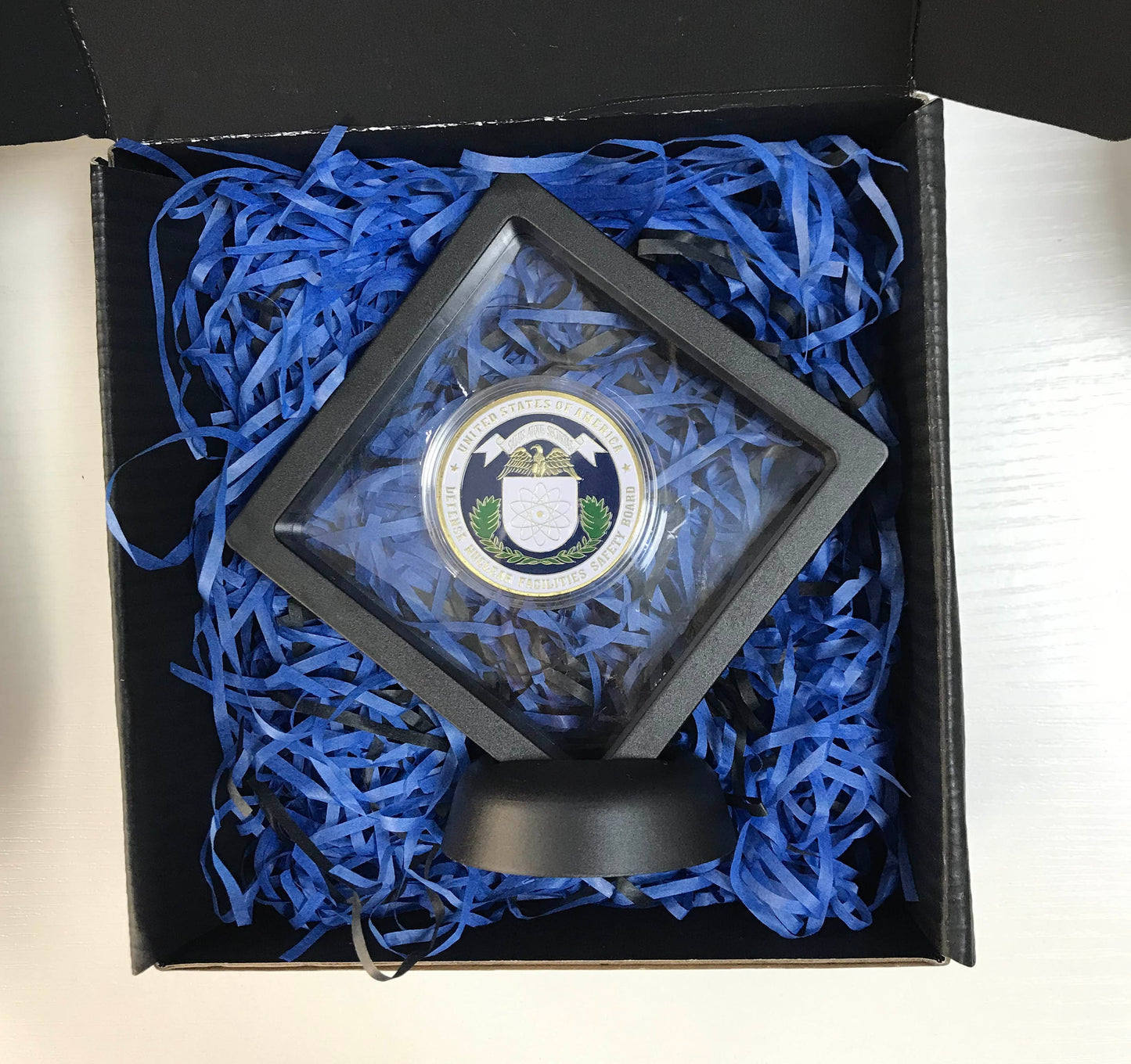 Police Challenge coin policeman officer gift for him police graduation retirement gift Defense Nuclear Facilities Safety Board Police prayer DecoWoodo