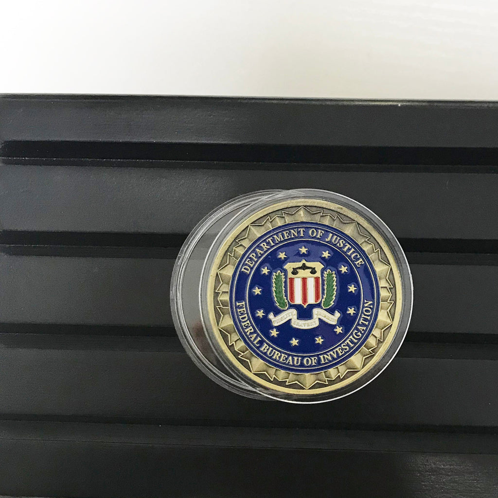 Police Challenge coin policeman officer gift for him law enforcement gift Department of Justice Federal Bureau of Investigation DecoWoodo