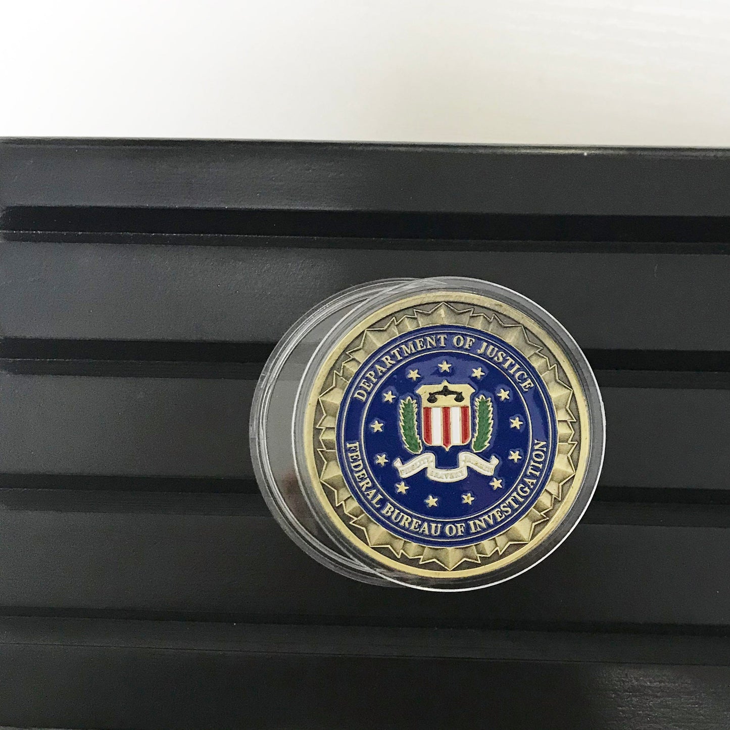 Police Challenge coin policeman officer gift for him law enforcement gift Department of Justice Federal Bureau of Investigation DecoWoodo