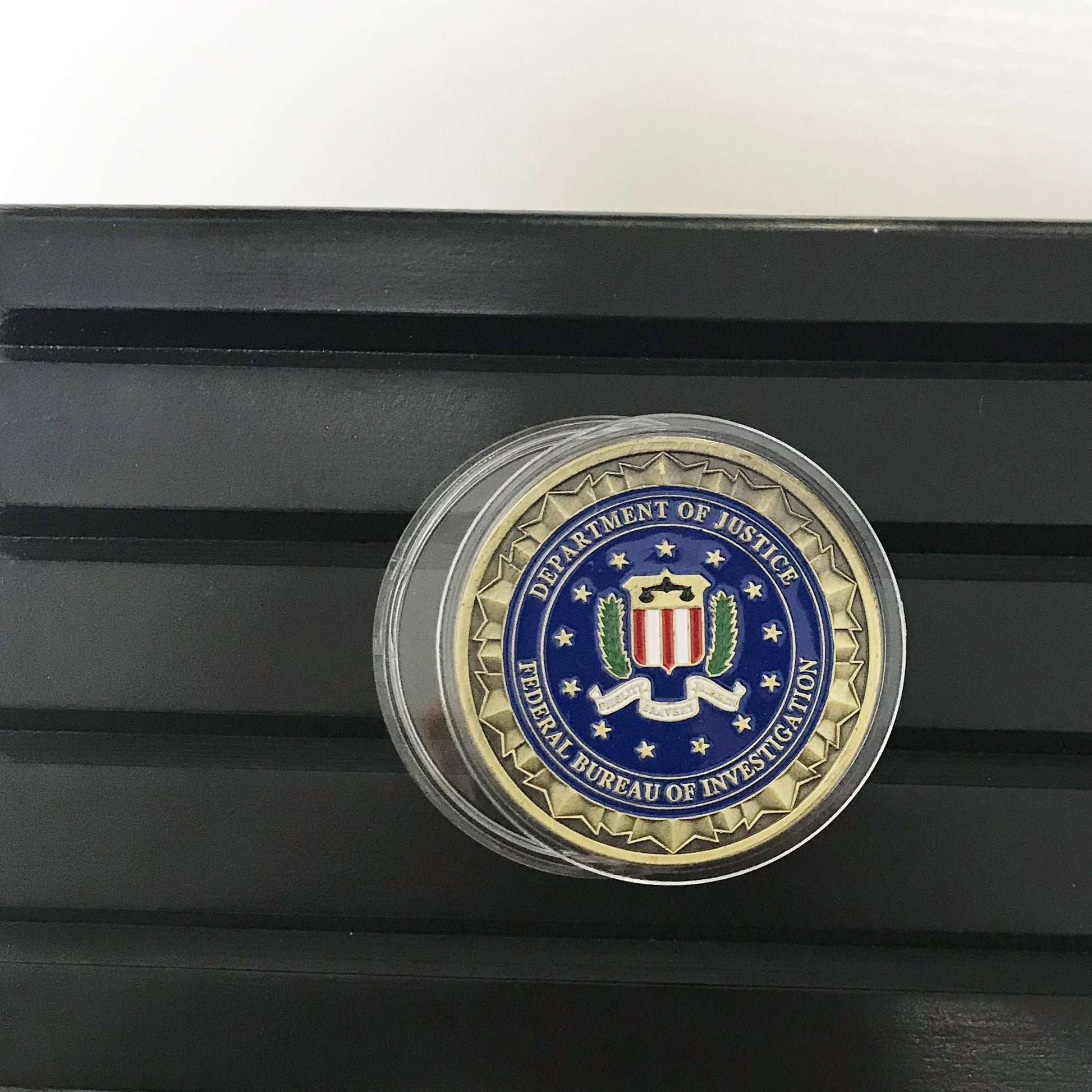 Police Challenge coin policeman officer gift for him law enforcement gift Department of Justice Federal Bureau of Investigation DecoWoodo