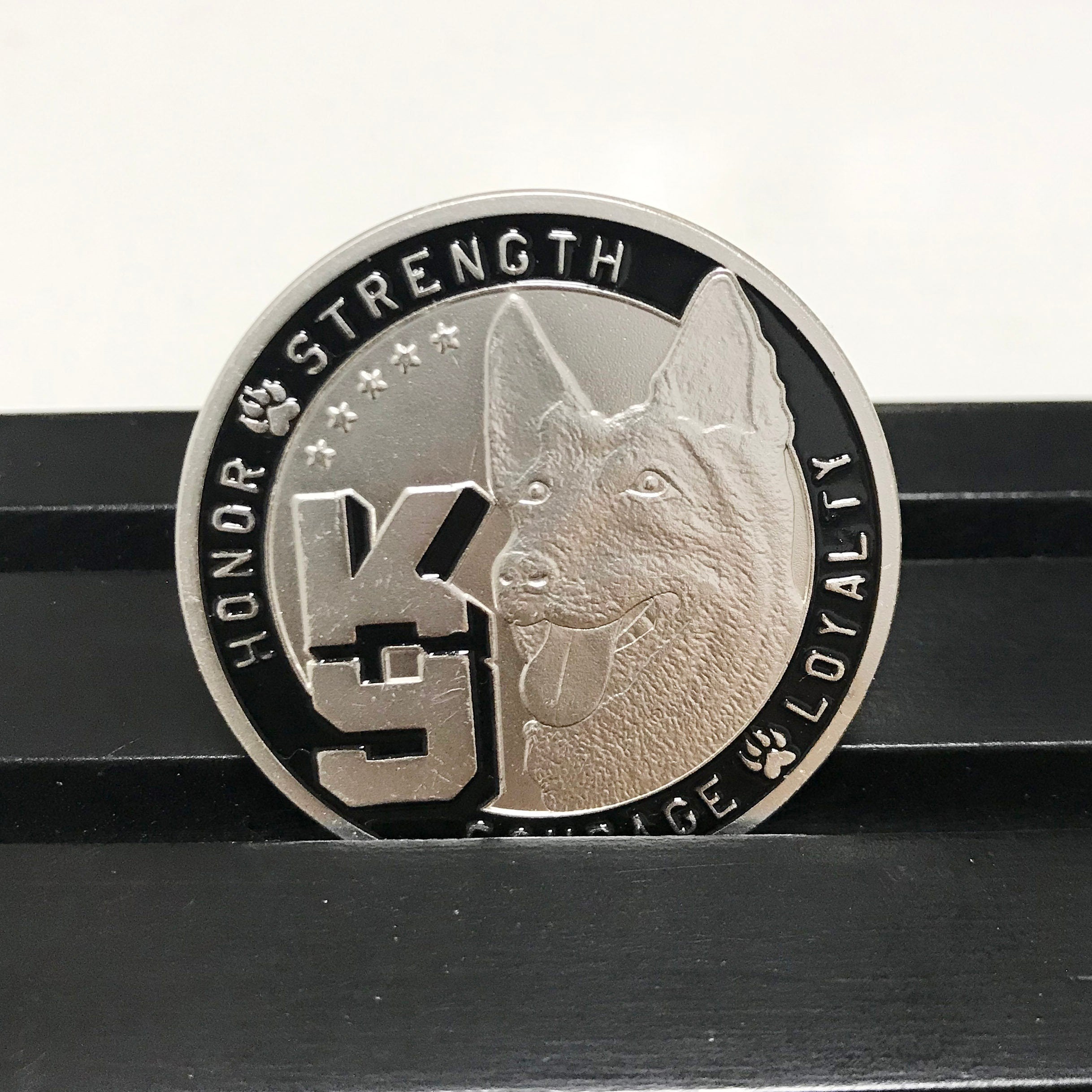 Policemen & K 9 Night Guardian Prayer Challenge Coin  police sign Law Enforcement Medallion/gift for Him for father DecoWoodo