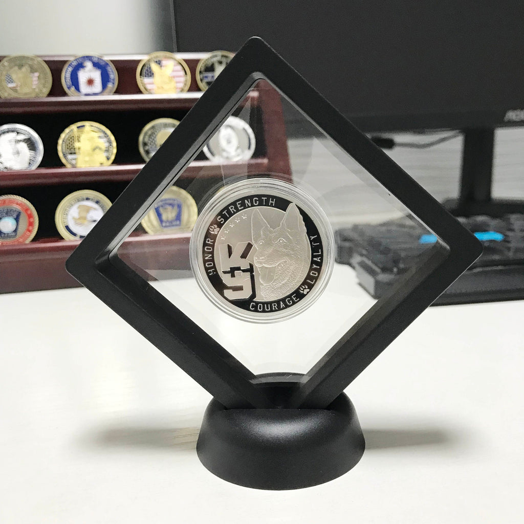 Policemen & K 9 Night Guardian Prayer Challenge Coin  police sign Law Enforcement Medallion/gift for Him for father DecoWoodo