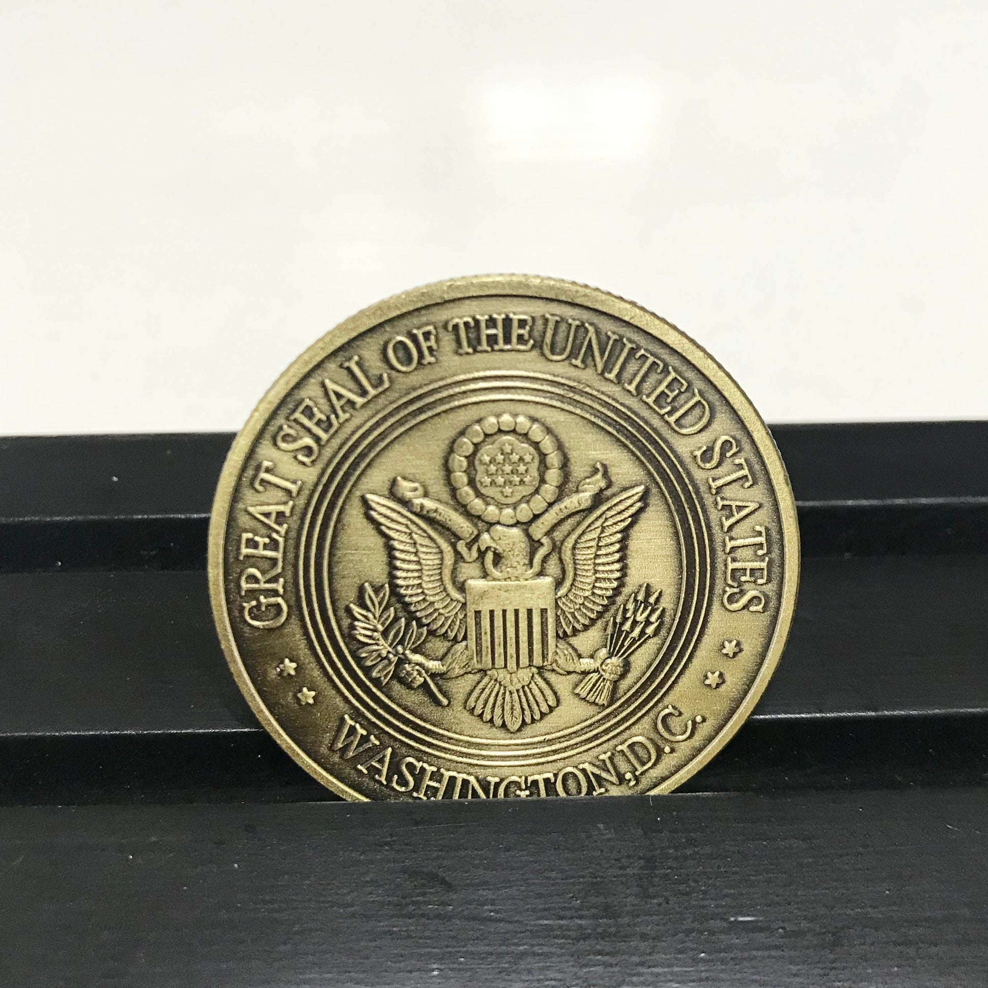 Washington D.C. Police Protector St. Michael Challenge Coin police Officers Prayer retirement Law Enforcement Gift for Him/ Her DecoWoodo