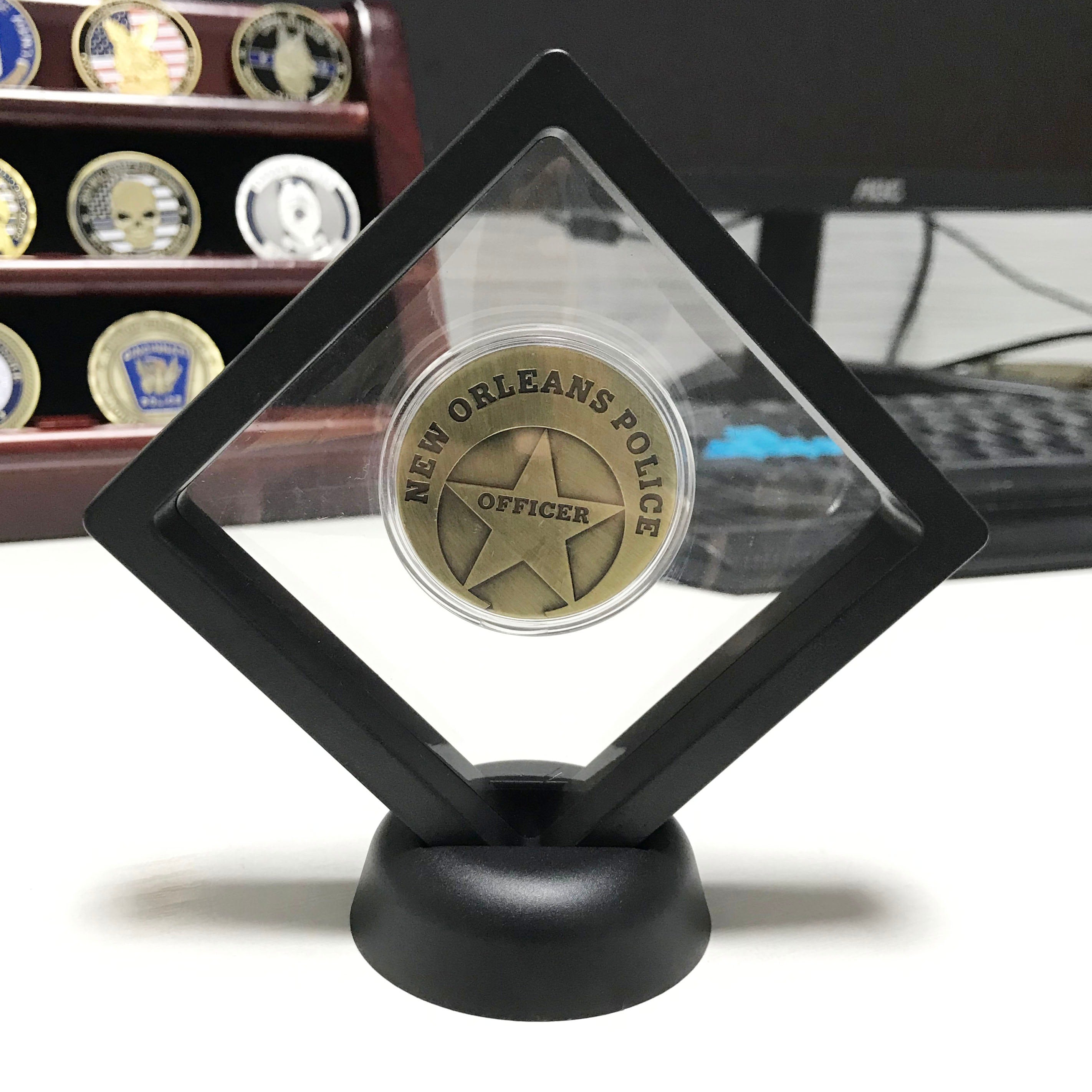 New Orleans Police  department gift St. Michael prayer Law Enforcement police Officers Prayer retirement Gift for Him/ Her DecoWoodo