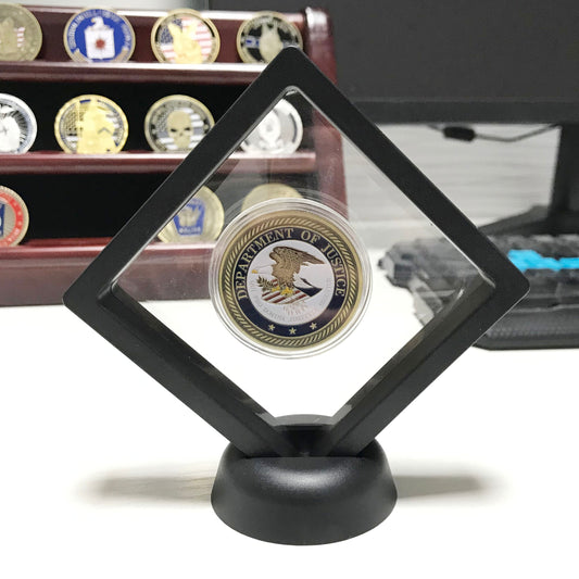 DOJ Police Department of Justice Thin Blue line gift/graduation gift/ retirement Gift for Him/ Her DecoWoodo