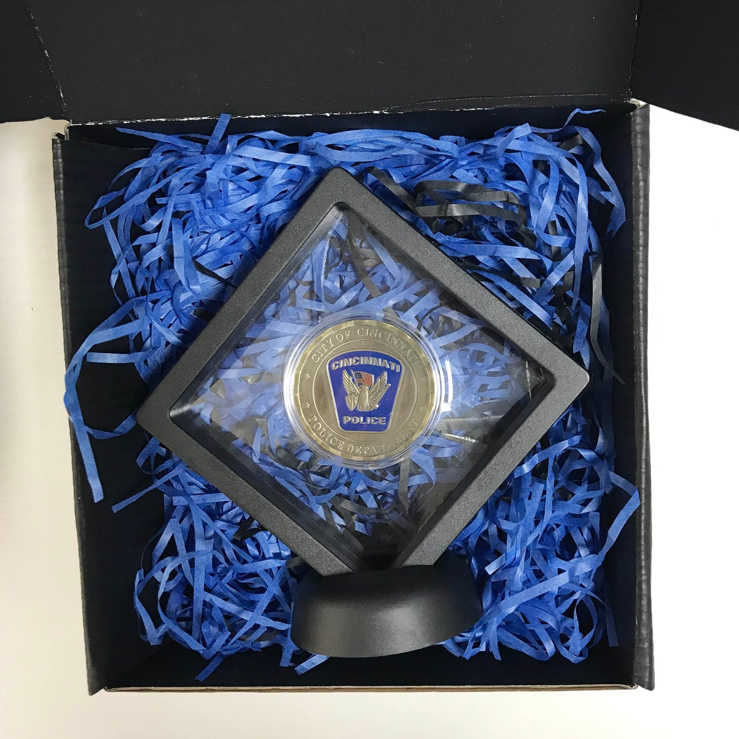 Cincinnati Police department gift St. Michael prayer Law Enforcement police Officers Prayer retirement Gift for Him/ Her DecoWoodo