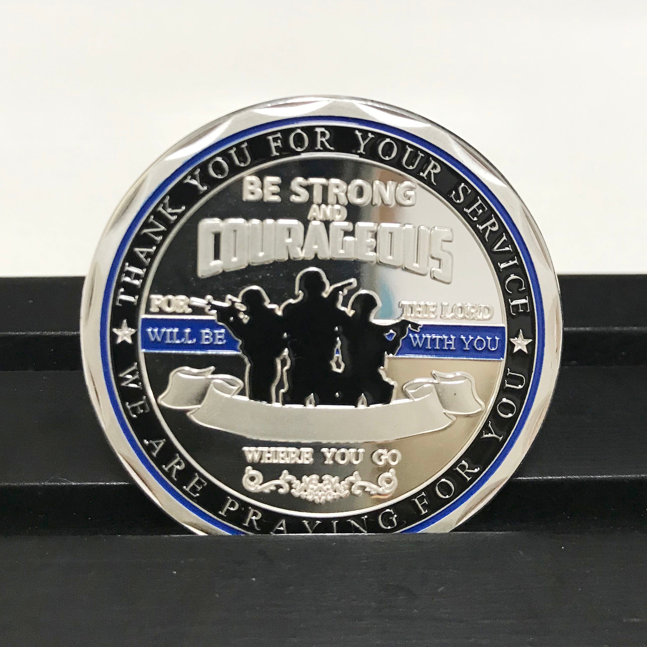 Police Officer Squad Challenge Coin Law Enforcement Shield Badge Collectible Medallion/gift for Him for father for husband DecoWoodo