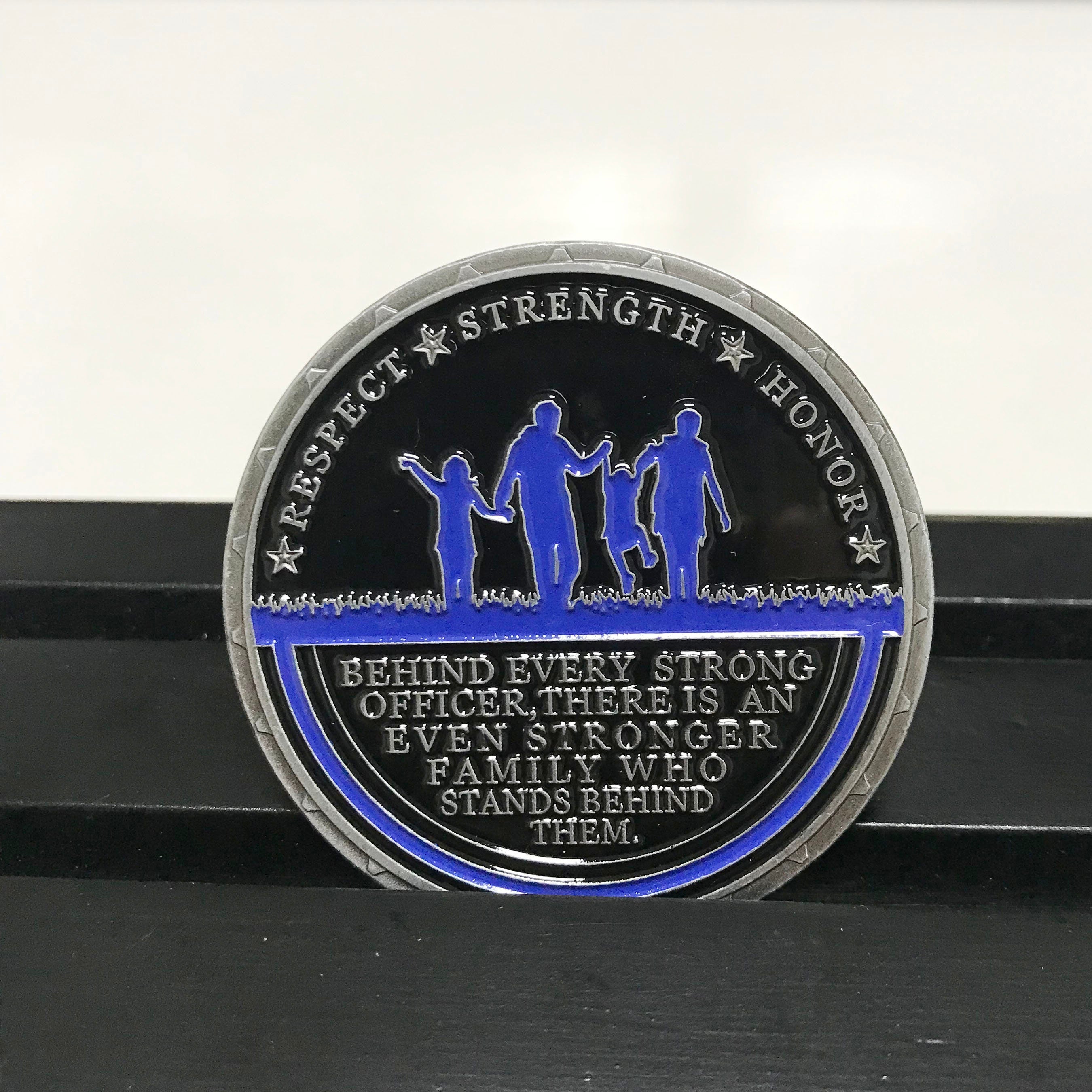 Police officer Mom Challenge coin Retirement graduation gift for her for wife lady police officer's prayer DecoWoodo